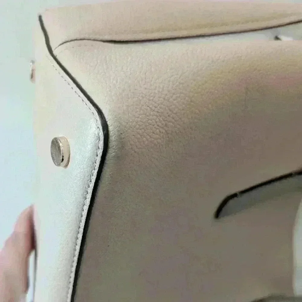 Kate Spade Margaux Large Satchel in Blush and White